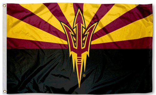 Arizona State Sun Devils AZ State Design Banner Large Outdoor Flag 3x5 FT