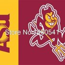 Arizona State Sun Devils Wordmark Flag 3ft x 5ft Sun Devils Banner Flying