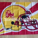 Arizona State Sun Devils Helmet Flag 3ft x 5ft  Arizona State Sun Devils Flying