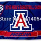 Arizona Wildcats 2015 Pac 12 Basketball Flag  3X5FT 100D Polyester grommets