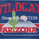 Arizona Wildcats Flag 3x5FT 150X90CM 100D Polyester brass grommets custom flag