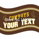 Wyoming Cowboys YOUR TEXT Flag 3ft x 5ft Polyester  Banner Flying