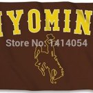 Wyoming Cowboys Flag 150X90CM Banner 100D Polyester flag brass grommets 001