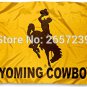Wyoming Cowboys Flag 3x5FT 100% Polyester brass grommets custom66