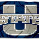 Utah State Aggies Flag 150X90CM  3X5FT Banner 100D Polyester grommets custom009