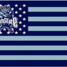 3ftx5ft American Stripes Utah State Aggies flag  University Union Banner