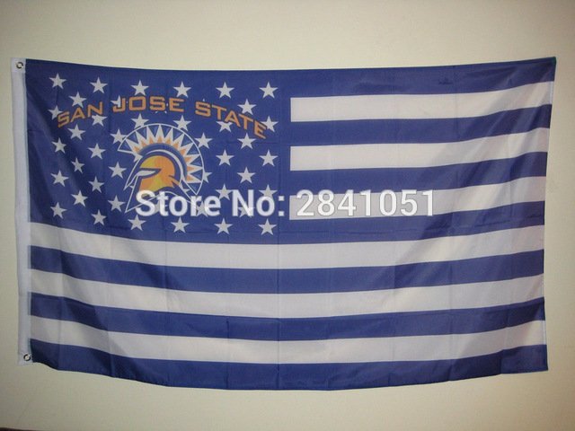 San Jose State University Spartans US American Team USA Star Flag 3X5 FT