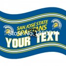 San Jose State Spartans YOUR TEXT Flag 3ft x 5ft Polyester  Banner Flying