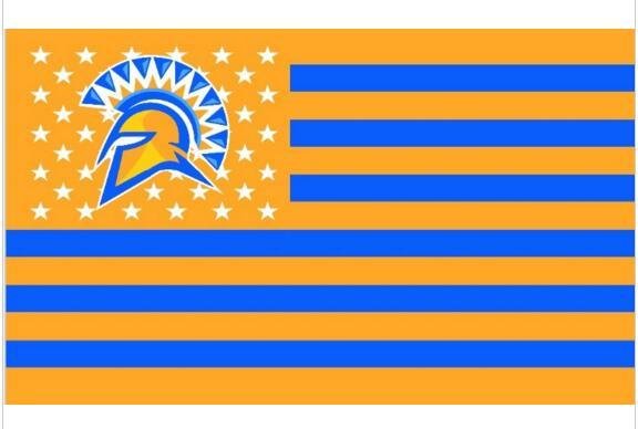 San Jose State Spartans flag Large Fans Supporters Outdoor Indoor Banner 5x3ft