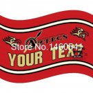 San Diego State Aztecs Your Text Personality Flag 3ft x 5ft Polyester  Flyin
