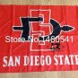 San Diego State Aztecs Flag 3ft x 5ft Polyester  Banner  Aztecs Flying