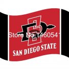San Diego State Aztecs Flag 3ft x 5ft Polyester  Banner Flying