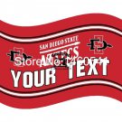 San Diego State Aztecs YOUR TEXT Flag 3ft x 5ft Polyester  Banner Flying
