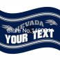 Nevada Wolf Pack YOUR TEXT Flag 3ft x 5ft Polyester Banner Flying