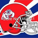 Fresno State Bulldogs Helmet Flag 3ft x 5ft  Fresno State Bulldogs Flying