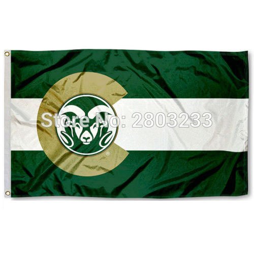 Colorado State Rams State of Colorado Tailgating Nation College Flag 3X5FT