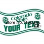 Colorado State Rams Your Text Personality Flag 3ft x 5ft Polyester Banner Flying