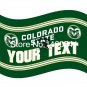 Colorado State Rams Your Text Personality Flag 3ft x 5ft Polyester Banner Flying
