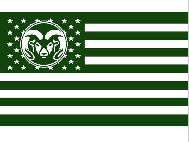3x5 ft Colorado State Rams Flag hot sell goods 150X90CM Banner brass metal holes