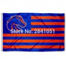 Boise State Broncos Allegiance Team American Outdoor Indoor Flag 3X5 FT
