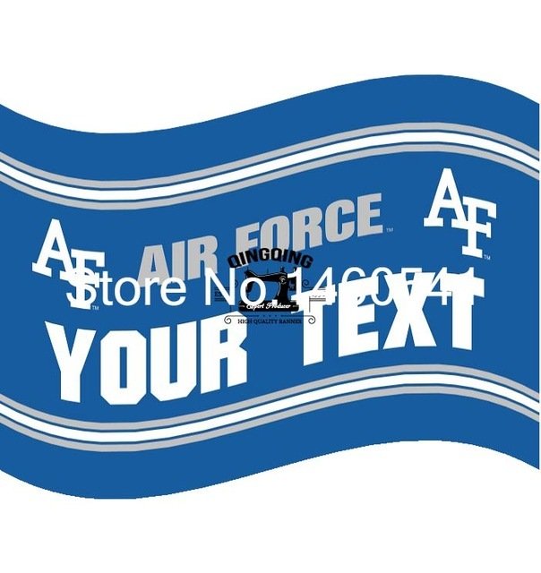 Air Force Falcons YOUR TEXT Flag 3ft x 5ft  Air Force Falcons Size 90x150 cm