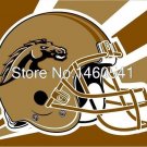 Western Michigan Broncos Helmet Flag 3ft x 5ft Polyester  Banner