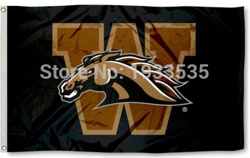 WMU Broncos Western Michigan University Large Banner Flag 3x5 FT