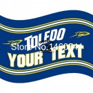 Toledo Rockets YOUR TEXT Flag 3ft x 5ft Polyester  Banner Flying