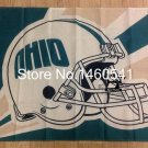 Ohio Bobcats Helmet Flag 3ft x 5ft Polyester  Banner Ohio Bobcats Flying
