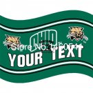 Ohio Bobcats YOUR TEXT Flag 3ft x 5ft Polyester  Banner Flying