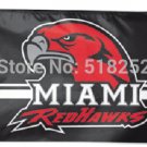 Miami redhawks Flag 3x5 FT 150X90CM Banner 100D Polyester flag 112 free ship