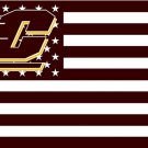 Central Michigan Chippewas Flag Polyester  Banner custom flag banner 3X5FT