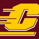 Central Michigan Chippewas flag 3ftx5ft  100D Polyester Flag 2 metal Grommets
