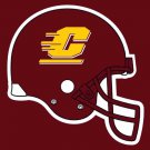 Central Michigan Chippewas Hand Flag 3x5ft Club Basketball Team 100D Polyester