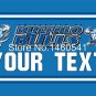 Buffalo Bulls YOUR TEXT Flag 3ft x 5ft Polyester Banner Flying