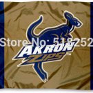 Akron Zips Banner Flag University Flag 3x5FT Banner 100D Custom flag grommets