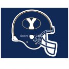 BYU Cougars Helmet Flag 3ftx5ft 90x150cm Banner 100D Polyester  Flagwhite sleeve