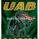 UAB Blazers Baseball Team College Outdoor Indoor Football College Flag 3X5 FT
