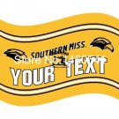 Southern Miss Golden Eagles YOUR TEXT Flag 3ft x 5ft Polyester  Banner Flying