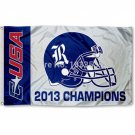 Rice Owls 2013 CUSA Champs college banner 3X5ft Flag