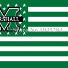Marshall Thundering Herd with Modified US Flag Banner 002 New 3x5FT