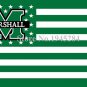 Marshall Thundering Herd with Modified US Flag Banner 002 New 3x5FT