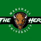 Marshall Thundering Herd Hand Flag 3x5 ft Club Team Banner 100D Polyester