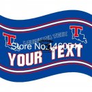 Louisiana Tech Bulldogs YOUR TEXT Flag 3ft x 5ft Polyester  Banner Flying