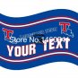 Louisiana Tech Bulldogs YOUR TEXT Flag 3ft x 5ft Polyester Banner Flying