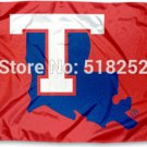 Louisiana Tech Bulldogs Red Flag 3x5 FT  100D Polyester Custom flag grommets