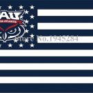 Florida Atlantic Owls with US Stars Stripes Flag Banner New 3x5FT