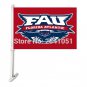 2PC Florida Atlantic Owls Car Flag 3x5 FT Custom USA Any Team Car Flag