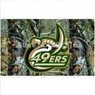 North Carolina Charlotte 49ers Camo College Large Outdoor Flag 3ft x 5ft