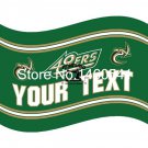 North Carolina Charlotte 49ers YOUR TEXT Flag 3ft x 5ft Polyester  Flying